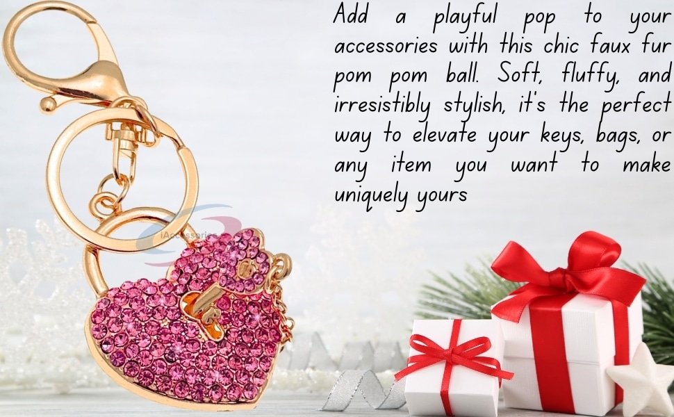 Close-up of Sparkling Pink Rhinestones on Heart Lock 4K