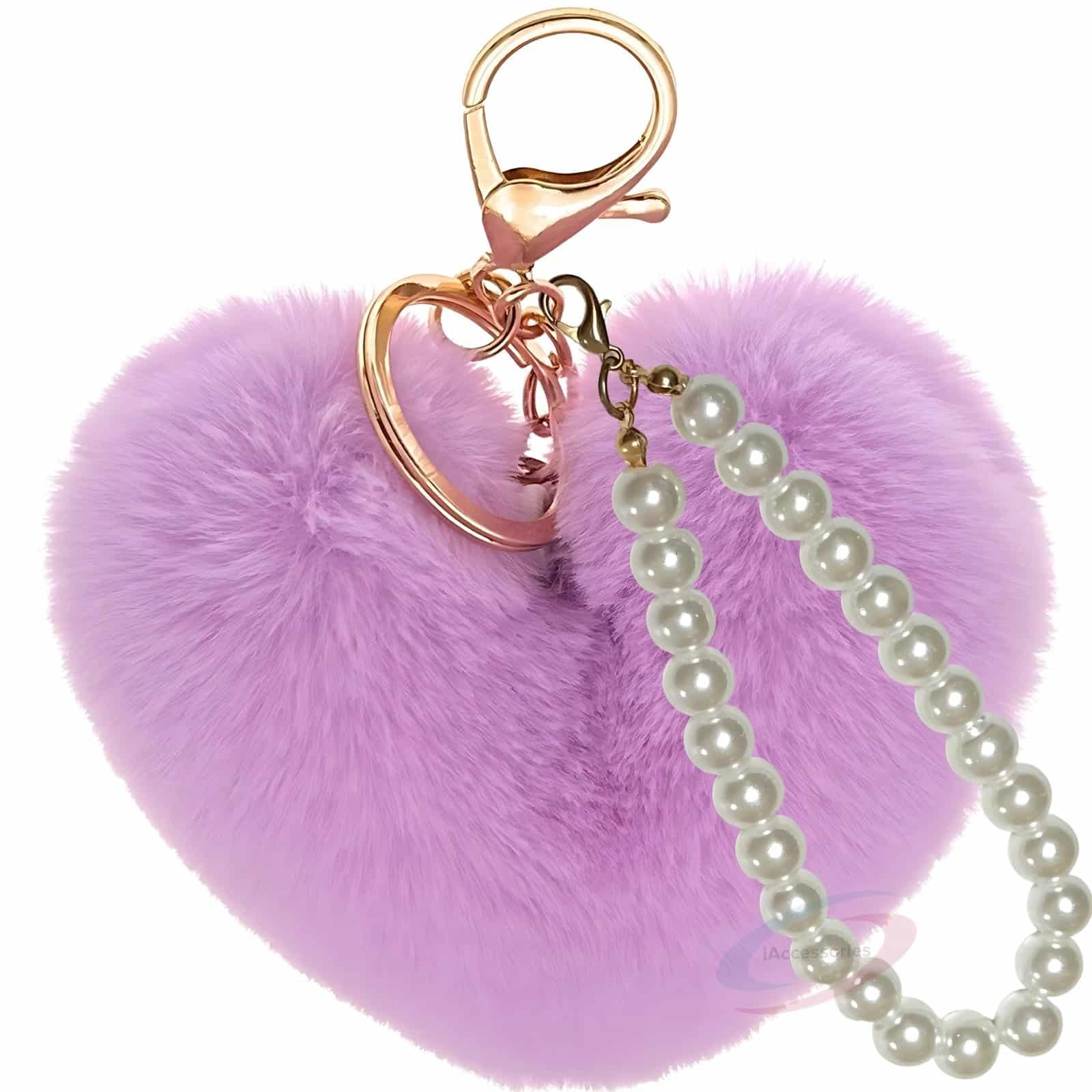 iAccessories-Faux-Fur-Pompom-Heart-with-Pearl-Chain-Keychain-Charm-Perfect-for-Girls-Bags-Cars-Scooty-Bikes-Home-Keys-Light-Purple-1.jpg