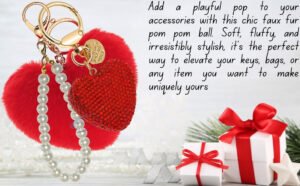 View 2: Soft Faux Fur and Rhinestone Accent