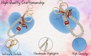 View 4: Keychain on handbag