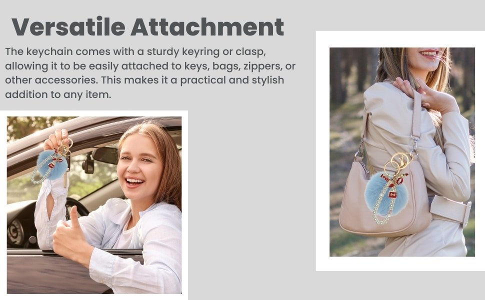 Light Blue Pearl Pom Pom